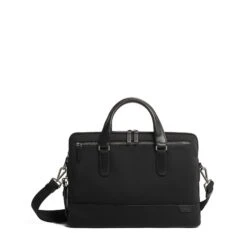 Tumi Harrison Sycamore Black Nylon Slim Brief – Professional 14-Inch Laptop Bag