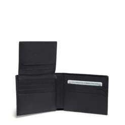 TUMI Nassau Black Leather Global Removable Passcase - Slim Bi-fold Wallet -Luggage Pros Store TUMI Nassau Global Removable Passcase 3