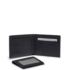 TUMI Nassau Black Leather Global Removable Passcase - Slim Bi-fold Wallet -Luggage Pros Store TUMI Nassau Global Removable Passcase 4