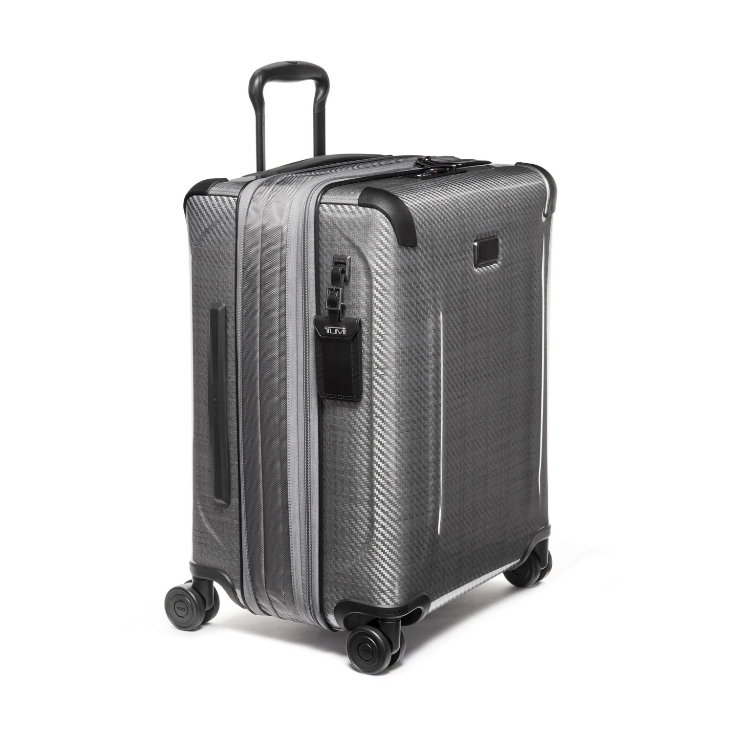 TUMI Tegra Lite Charcoal Grey Continental Expandable Carry-On – Durable Hardshell Spinner Luggage 8 TUMI Tegra Lite Charcoal Grey Continental Expandable Carry-On – Durable Hardshell Spinner Luggage - Image 6
