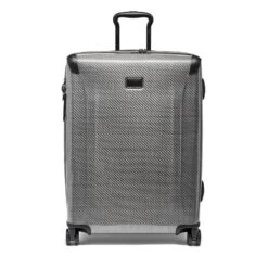 TUMI Tegra Lite Silver Woven Tegris – Short Trip Expandable 4-Wheel Checked Luggage