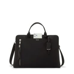TUMI Voyageur Benin Laptop Carrier - Black Nylon 15" Laptop Crossbody Briefcase -Luggage Pros Store TUMI Voyageur Benin Laptop Carrier 3