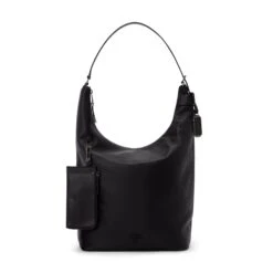 TUMI Voyageur Evora Black Pebbled Leather – Large Crescent Hobo Shoulder Bag 10 TUMI Voyageur Evora Black Pebbled Leather – Large Crescent Hobo Shoulder Bag -Luggage Pros Store TUMI Voyageur Leather Evora Large Hobo 3