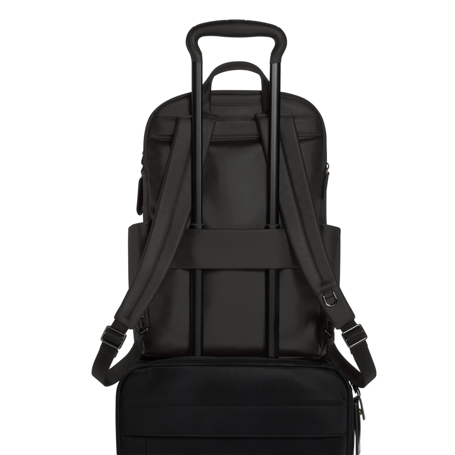 TUMI Voyageur Leather Raina Backpack in Black with Gold Hardware – Premium 15-inch Laptop Bag 16 TUMI Voyageur Leather Raina Backpack in Black with Gold Hardware – Premium 15-inch Laptop Bag - Image 14