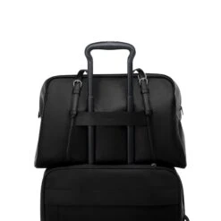 TUMI Voyageur Oaklynn Black Leather Weekender – Luxury 16" Laptop Travel Duffel Bag -Luggage Pros Store TUMI Voyageur Oaklynn Leather Weekender 10
