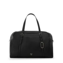 TUMI Voyageur Oaklynn Black Leather Weekender – Luxury 16" Laptop Travel Duffel Bag -Luggage Pros Store TUMI Voyageur Oaklynn Leather Weekender 6