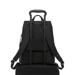 TUMI Voyageur Ramsay Backpack - Black Nylon Women's Laptop Bag with Gold Hardware 10 TUMI Voyageur Ramsay Backpack - Black Nylon Women's Laptop Bag with Gold Hardware -Luggage Pros Store TUMI Voyageur Ramsay Backpack 4