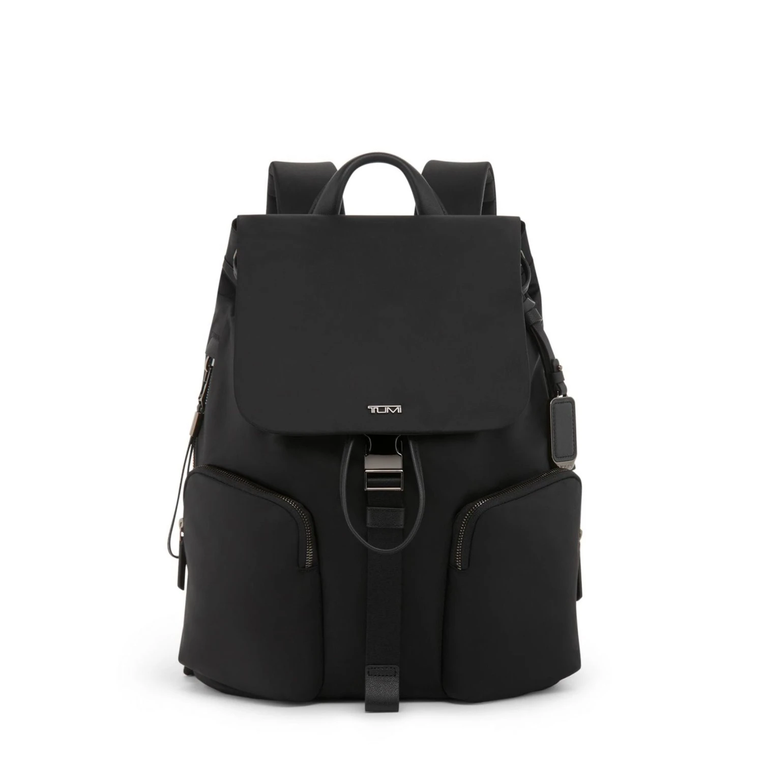 TUMI Voyageur Ramsay Backpack - Black Nylon Women's Laptop Bag with Gold Hardware 4 TUMI Voyageur Ramsay Backpack - Black Nylon Women's Laptop Bag with Gold Hardware - Image 2