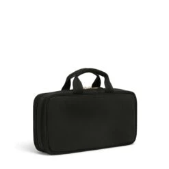 TUMI Voyageur Small Madeline Cosmetic Bag - Black Nylon Hanging Travel Case with Gold Hardware 29 TUMI Voyageur Small Madeline Cosmetic Bag - Black Nylon Hanging Travel Case with Gold Hardware -Luggage Pros Store TUMI Voyageur Small Madeline Cosmetic 12