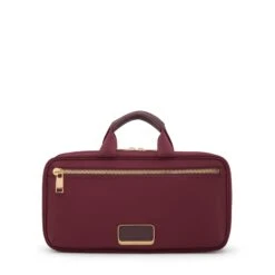 TUMI Voyageur Small Madeline Cosmetic Bag - Black Nylon Hanging Travel Case with Gold Hardware 30 TUMI Voyageur Small Madeline Cosmetic Bag - Black Nylon Hanging Travel Case with Gold Hardware -Luggage Pros Store TUMI Voyageur Small Madeline Cosmetic 13