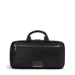 TUMI Voyageur Small Madeline Cosmetic Bag - Black Nylon Hanging Travel Case with Gold Hardware 24 TUMI Voyageur Small Madeline Cosmetic Bag - Black Nylon Hanging Travel Case with Gold Hardware -Luggage Pros Store TUMI Voyageur Small Madeline Cosmetic 7