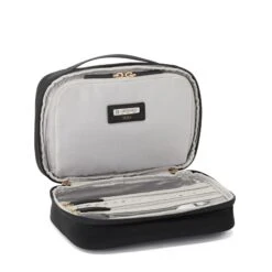 TUMI Voyageur Tammin Cosmetic Case - Black Nylon Flat-Pack Travel Organizer -Luggage Pros Store TUMI Voyageur Tammin Cosmetic 3