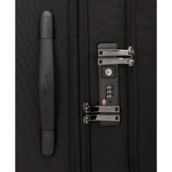 TUMI Voyageur Black with Gold Hardware Travel Leger Expandable Short Trip Checked Luggage -Luggage Pros Store TUMI Voyageur Travel Leger Expandable Short Trip Packing Case 11