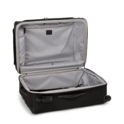 TUMI Voyageur Black with Gold Hardware Travel Leger Expandable Short Trip Checked Luggage -Luggage Pros Store TUMI Voyageur Travel Leger Expandable Short Trip Packing Case 9