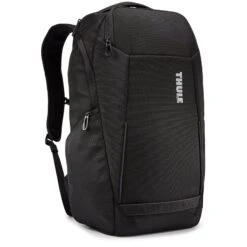 Thule Accent 28L Black Recycled Polyester – Eco-Friendly Laptop Travel Backpack