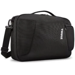 Thule Accent 17L Convertible Laptop Bag - Black Eco-Friendly 2-in-1 Briefcase & Backpack