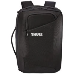 Thule Accent 17L Convertible Laptop Bag - Black Eco-Friendly 2-in-1 Briefcase & Backpack -Luggage Pros Store Thule Luggage Accent Convertible Laptop Bag 17L STORE 4