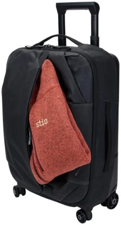 Thule Aion Carry On Spinner - Black Waxed Canvas Sustainable 4-Wheel Luggage 35 Thule Aion Carry On Spinner - Black Waxed Canvas Sustainable 4-Wheel Luggage -Luggage Pros Store Thule Luggage Aion Carry On Spinner 10