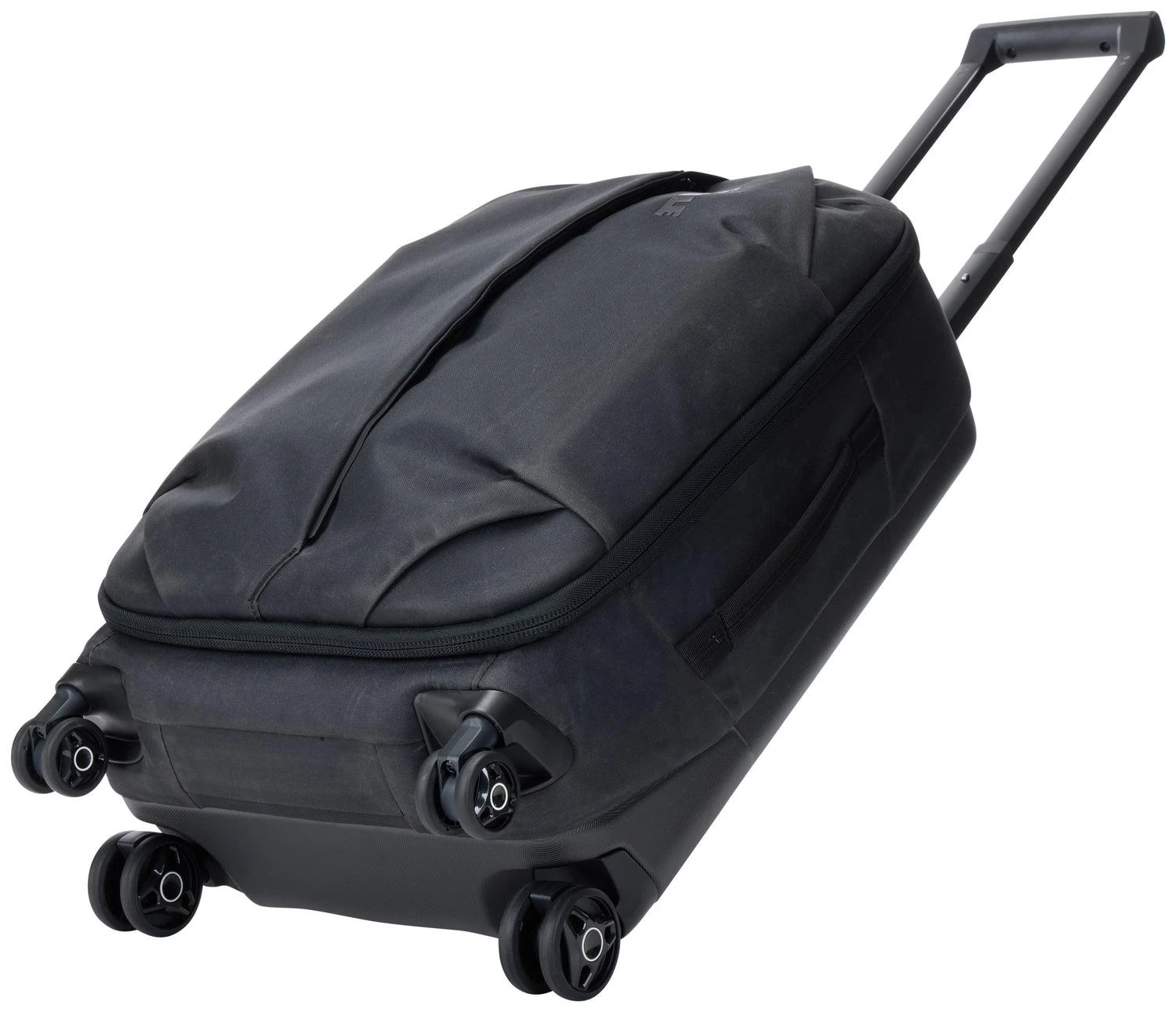 Thule Aion Carry On Spinner - Black Waxed Canvas Sustainable 4-Wheel Luggage 10 Thule Aion Carry On Spinner - Black Waxed Canvas Sustainable 4-Wheel Luggage - Image 8