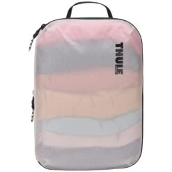 Thule Medium Compression Packing Cube - Semitransparent White Ripstop Nylon Travel Organizer -Luggage Pros Store Thule Luggage Compression Packing Cube Medium 4
