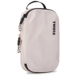 Thule Compression Packing Cube Small – White Semitransparent Ripstop Nylon Travel Organizer