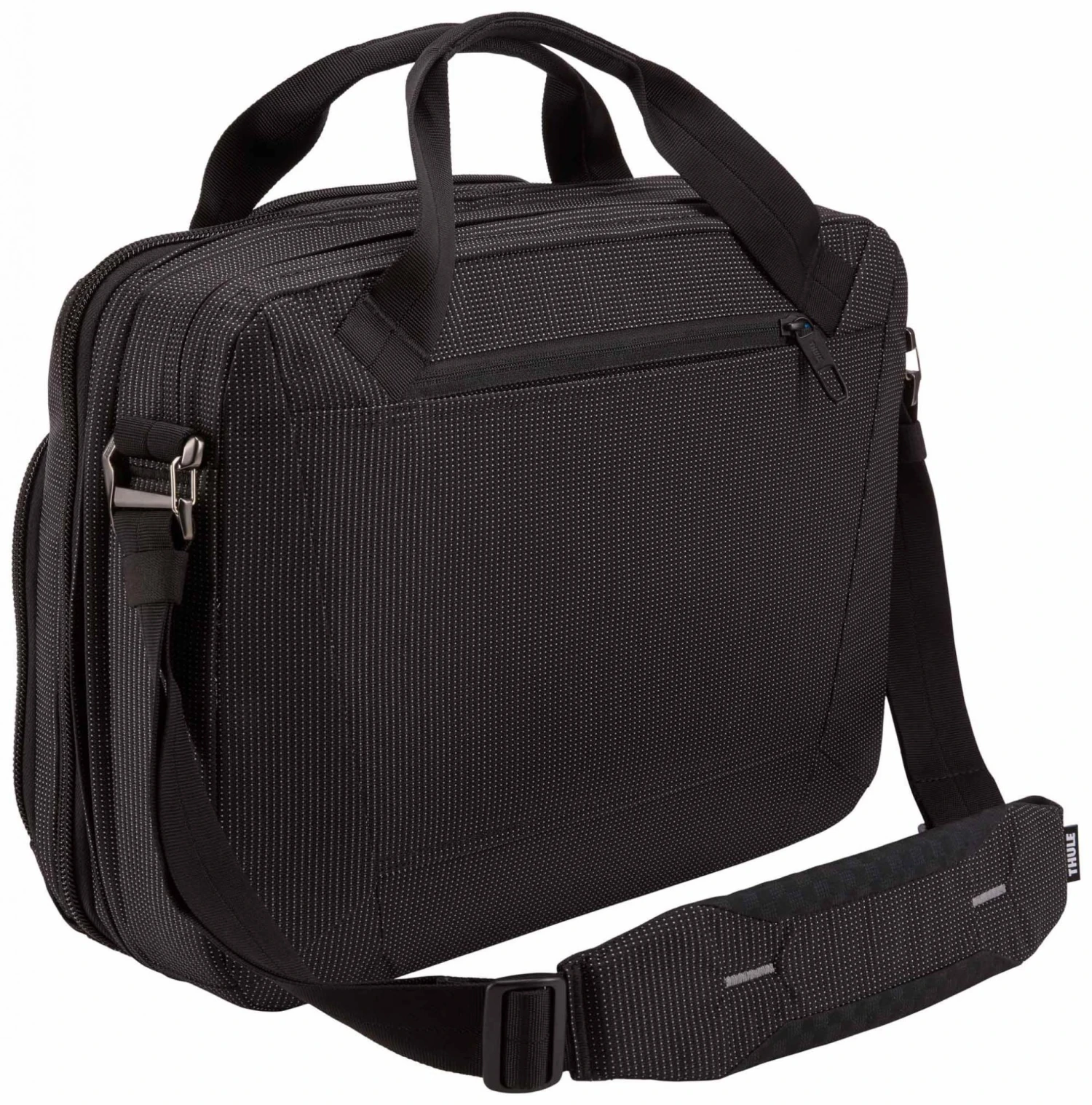 Thule Crossover 2 Expandable 15.6" Laptop Bag - Durable Black Nylon Professional Briefcase 4 Thule Crossover 2 Expandable 15.6" Laptop Bag - Durable Black Nylon Professional Briefcase - Image 2