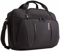 Thule Crossover 2 Expandable 15.6" Laptop Bag - Durable Black Nylon Professional Briefcase