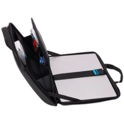 Thule Gauntlet Black Rigid Shell - 14" MacBook Pro Rugged Clamshell Laptop Attaché -Luggage Pros Store Thule Luggage Gauntlet MacBook Pro 14 Attache 6 e912a732