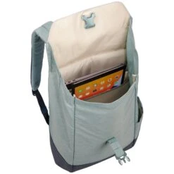 Thule Lithos 16L Backpack - Black Modern Laptop Daypack with Secure Flap Closure -Luggage Pros Store Thule Luggage Lithos Backpack 16L 18