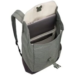 Thule Lithos 16L Backpack - Black Modern Laptop Daypack with Secure Flap Closure -Luggage Pros Store Thule Luggage Lithos Backpack 16L 19