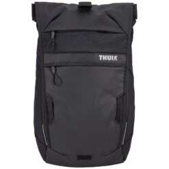 Thule Paramount 18L Commuter Backpack – Olivine Green Expandable Roll-Top Laptop Bag