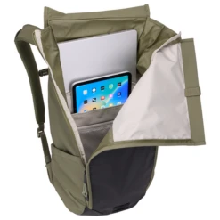Thule Paramount 20L Olivine Green - Weather-Resistant Rolltop Bike Commuter Backpack 19 Thule Paramount 20L Olivine Green - Weather-Resistant Rolltop Bike Commuter Backpack -Luggage Pros Store Thule Luggage Paramount Commuter Backpack 20L 3