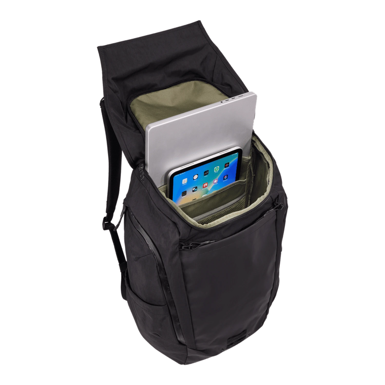 Thule Paramount 28L Earth-Tone – Weather-Resistant Laptop Cycling Commuter Backpack 12 Thule Paramount 28L Earth-Tone – Weather-Resistant Laptop Cycling Commuter Backpack - Image 10