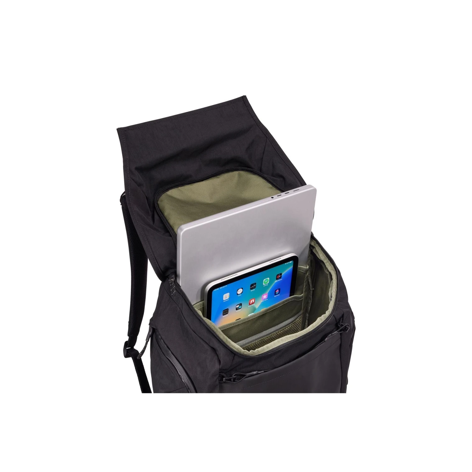 Thule Paramount 28L Earth-Tone – Weather-Resistant Laptop Cycling Commuter Backpack 17 Thule Paramount 28L Earth-Tone – Weather-Resistant Laptop Cycling Commuter Backpack - Image 15