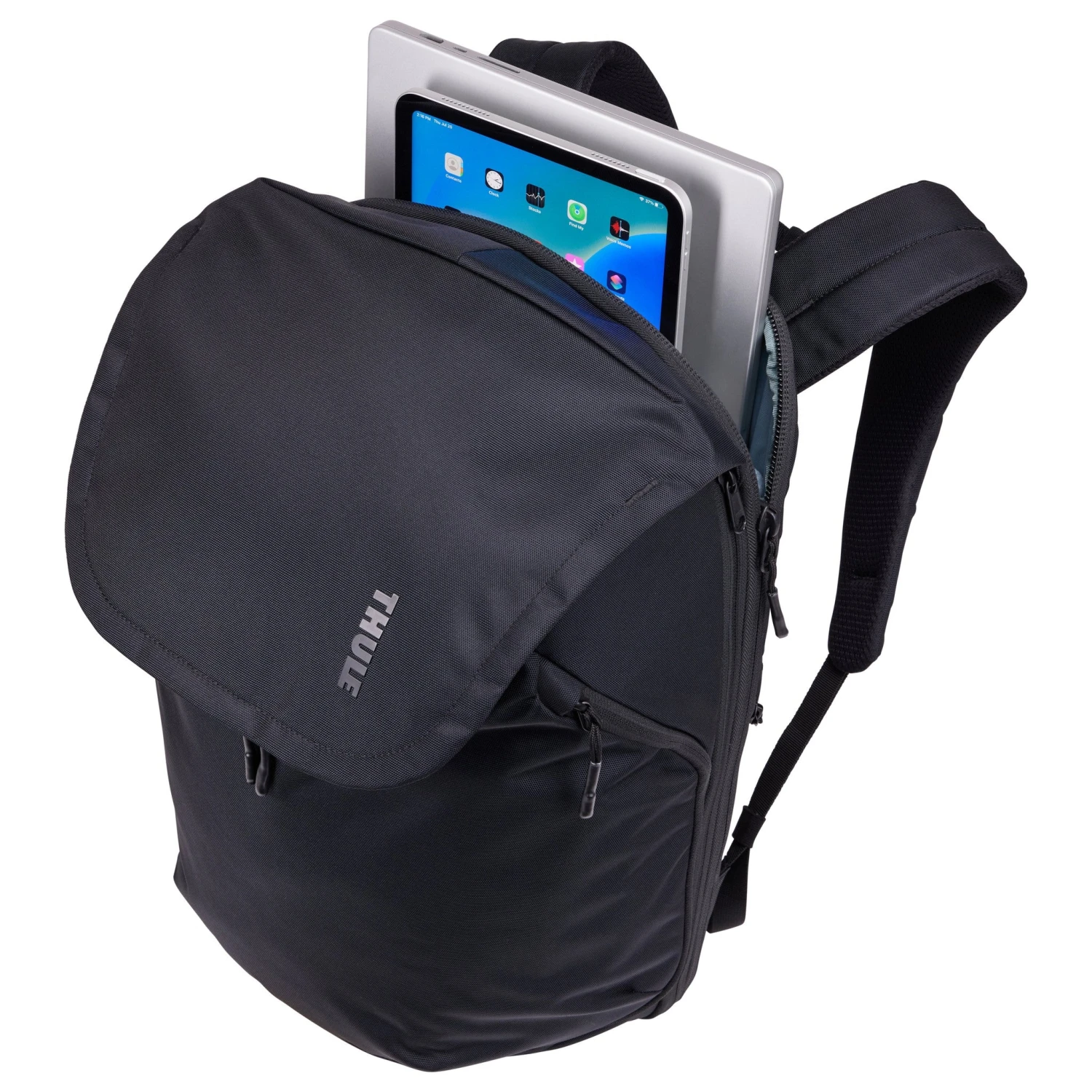 Thule Subterra 2 Black 26L-32L Expandable - Fold-Over Travel Laptop Backpack 21 Thule Subterra 2 Black 26L-32L Expandable - Fold-Over Travel Laptop Backpack - Image 19