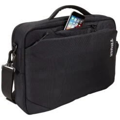 Thule Subterra 15.6" Laptop Bag & 10" Tablet Briefcase - Durable Black Nylon Professional Carry 17 Thule Subterra 15.6" Laptop Bag & 10" Tablet Briefcase - Durable Black Nylon Professional Carry -Luggage Pros Store Thule Luggage Subterra Laptop Bag 15 6 7