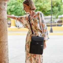 Travelon Black Anti-Theft Classic Small Convertible Backpack – RFID Blocking 2-in-1 Tablet Bag -Luggage Pros Store Travelon Anti Theft Classic Small Convertible Backpack 3