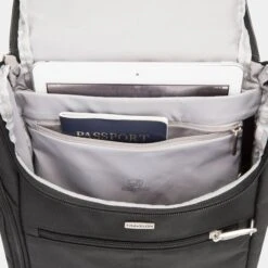 Travelon Black Anti-Theft Classic Small Convertible Backpack – RFID Blocking 2-in-1 Tablet Bag -Luggage Pros Store Travelon Anti Theft Classic Small Convertible Backpack 6