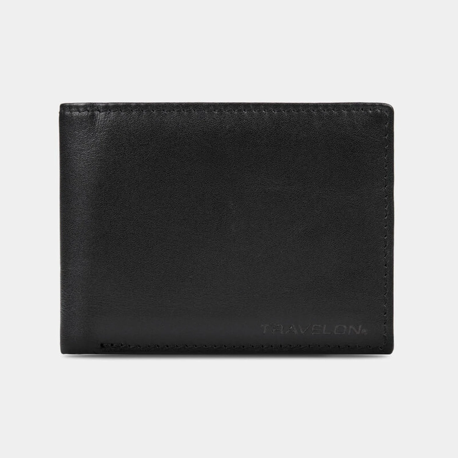 Travelon Black Genuine Leather RFID Blocking Billfold Wallet – Slim 10-Slot Security Bifold 2 Travelon Black Genuine Leather RFID Blocking Billfold Wallet – Slim 10-Slot Security Bifold