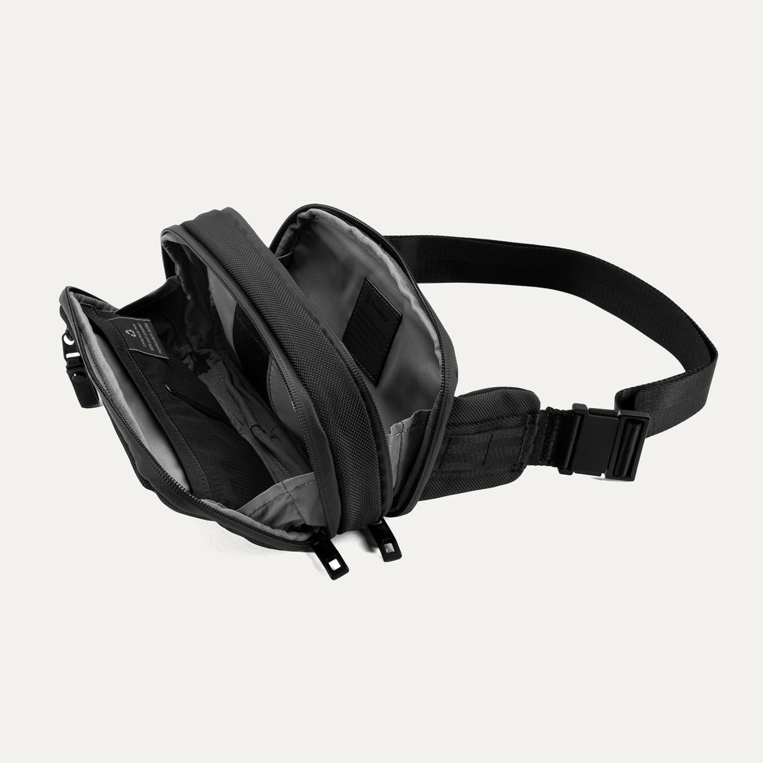 Travelpro Altitude Sling 2L – Eco-Friendly Ballistic Nylon Crossbody and Waist Pack 8 Travelpro Altitude Sling 2L – Eco-Friendly Ballistic Nylon Crossbody and Waist Pack - Image 6