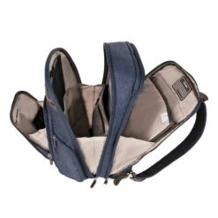 Travelpro Platinum Elite Business Backpack - Black High-Density Fabric with Leather Accents & 16" Laptop Sleeve -Luggage Pros Store Travelpro Platinum Elite Business Backpack 13