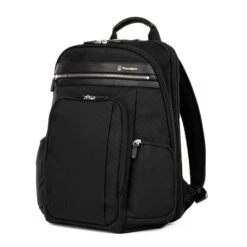 Travelpro Platinum Elite Business Backpack - Black High-Density Fabric with Leather Accents & 16" Laptop Sleeve -Luggage Pros Store Travelpro Platinum Elite Business Backpack 5