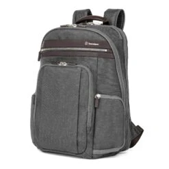 Travelpro Platinum Elite Business Backpack - Black High-Density Fabric with Leather Accents & 16" Laptop Sleeve -Luggage Pros Store Travelpro Platinum Elite Business Backpack 6