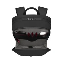 Victorinox Altmont Modern Compact Laptop Backpack – Black Recycled Polyester 20L City Bag -Luggage Pros Store Victorinox Altmont Modern Compact Backpack 8