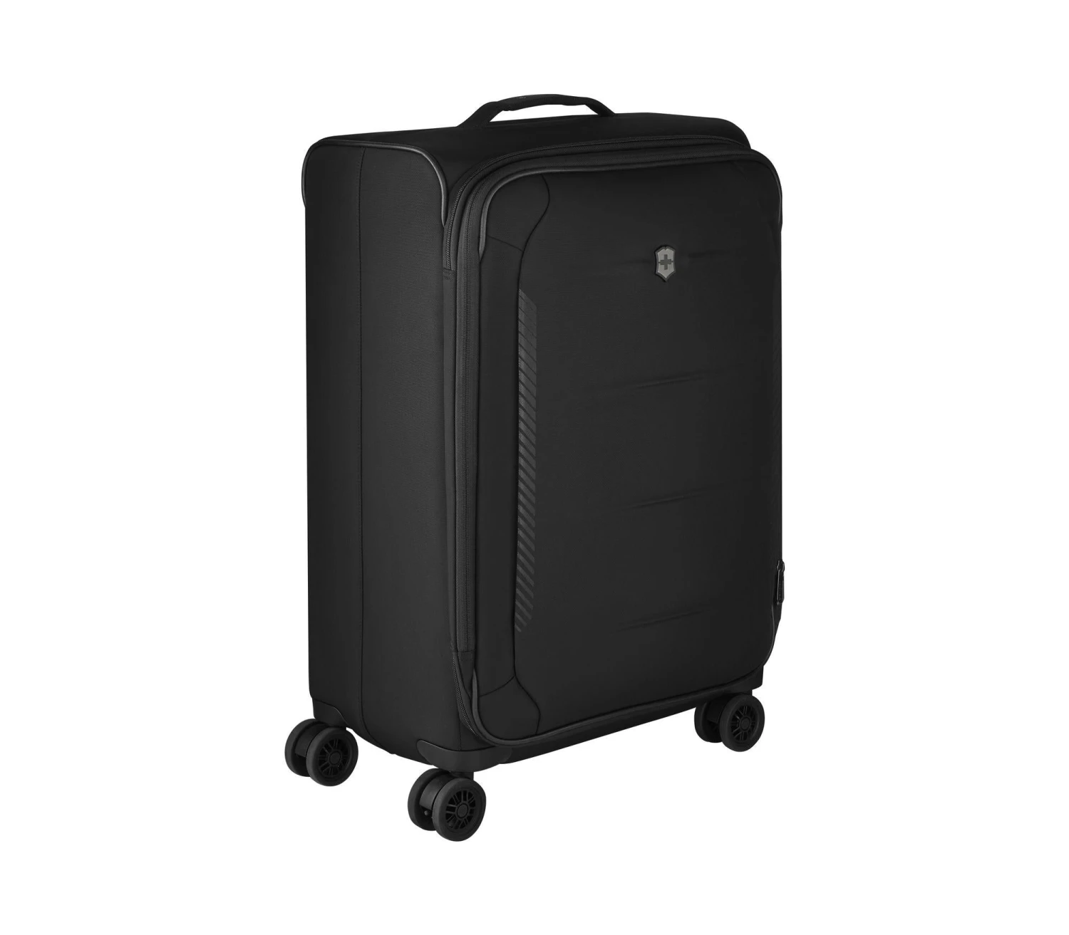 Victorinox Crosslight Medium Softside Checked Luggage – Black Expandable 8-Wheel Spinner 7 Victorinox Crosslight Medium Softside Checked Luggage – Black Expandable 8-Wheel Spinner - Image 5