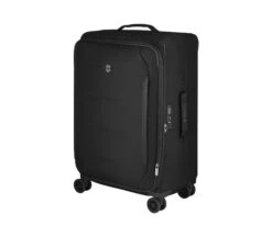Victorinox Crosslight Medium Softside Checked Luggage – Black Expandable 8-Wheel Spinner 27 Victorinox Crosslight Medium Softside Checked Luggage – Black Expandable 8-Wheel Spinner -Luggage Pros Store Victorinox Crosslight Medium Upright 7