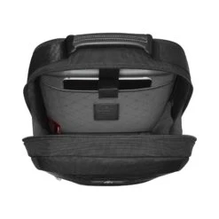 Victorinox Mythic Compact Backpack – Black Ballistic Nylon with Leather Trim & 14" Laptop Compartment 16 Victorinox Mythic Compact Backpack – Black Ballistic Nylon with Leather Trim & 14" Laptop Compartment -Luggage Pros Store Victorinox Mythic Compact Backpack 5