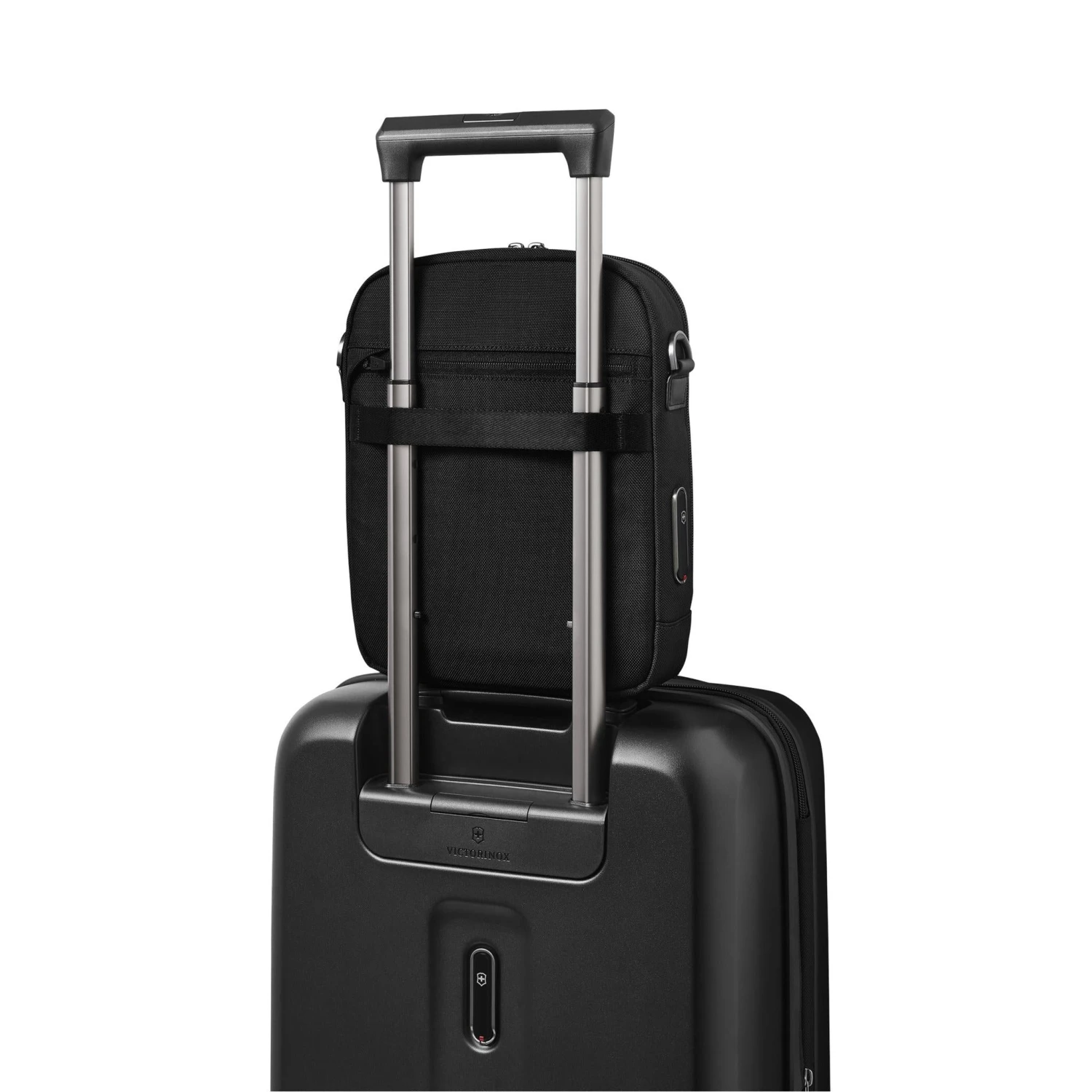 Victorinox Mythic Black Crossbody Bag – 11-Inch Tablet Compartment & Alox Pattern Travel Bag 12 Victorinox Mythic Black Crossbody Bag – 11-Inch Tablet Compartment & Alox Pattern Travel Bag - Image 10