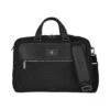 Victorinox Mythic Deluxe Briefcase - Professional Ballistic Nylon 15.6" Laptop Bag with Leather Trim