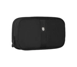 Victorinox Travel Accessories 5.0 Black Overnight Essentials Kit – Compact Toiletry Organizer with Antibacterial Lining -Luggage Pros Store Victorinox TA 5 0 Overnight Essentials Kit 3